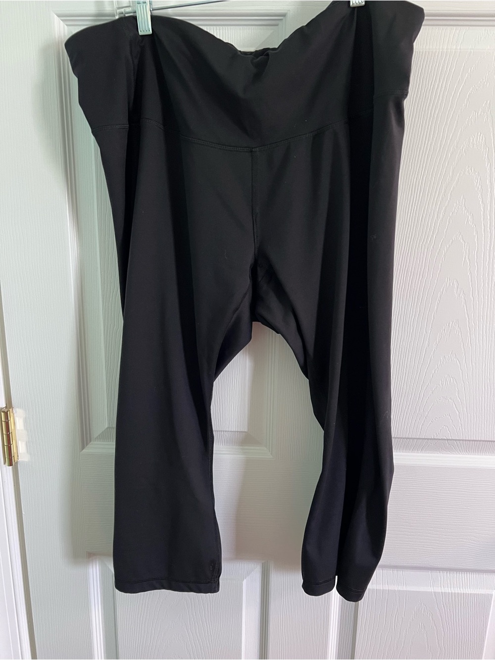 all in motion Black Capris with Wide Waistband